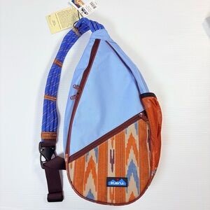 KAVU Rope Sling Backpack “Ropesicle Sonic Boom” NWT H2O Resistant Hiking Travel